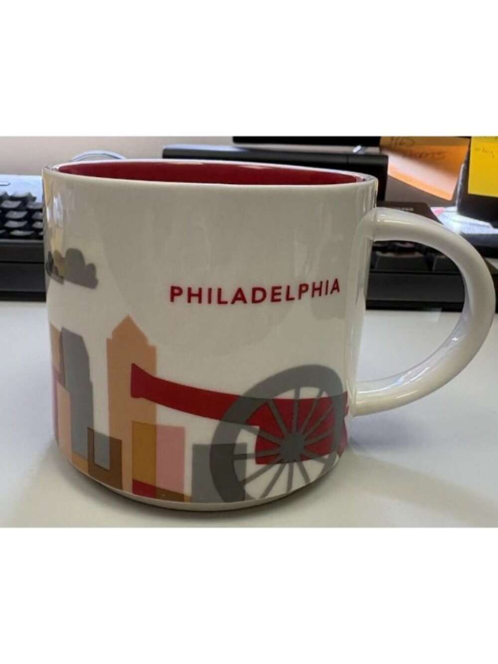 Starbucks You Are Here Series Coffee Mug - Philadelphia - 2014